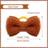 Abbigliamento per cani 10/20/30 pz Peli di animali domestici Bowknot Toelettatura Cuccioli fatti a mano Archi Elastici Arco per forniture per gatti di piccola taglia