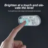 Nuovo 1x luci touch a LED per auto lampade da lettura per auto wireless Mini luci interne di ricarica USB per la scatola di immagazzinaggio del bagagliaio del piede della portiera dell'auto