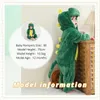 Barboteuses MICHLEY Halloween bébé vêtements d'hiver dessin animé dinosaure ours enfant en bas âge Costume combinaison body pour filles garçons 236M 231208
