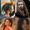 Synthetische pruiken Upermall Dreadlocks Echt haar Gehaakt 100% echt Remy Locs-haar 8-26 inch Voor heren Dames 40-70 stuks Volledig hoofd 0,6 cm 231208