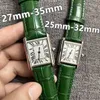 İzle Tasarımcı İzle Erkek ve Kadınlar İthal Kuvars Hareket Paslanmaz Çelik İnek Gözet Band 25/27mm Klasik Çift Saat
