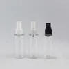 Storage Bottles 60ML Transparent Flat Shoulder Plastic Bottle 60CC Toner / Water Protable Travel Packaging Empty Cosmetic Container