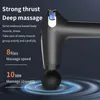 Helkroppsmassager Professionell massage pistol Utökad handtag Electric Fitness Massager Deep Tissue Muscle Massage For Body Back and Neck Pain Relief 231208