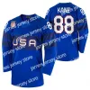 Camisas de Hóquei 2022 Beijing Winter Ice EUA Camisas de Hóquei Johnny Gaudreau Patrick Kane Max Pacioretty Dylan Larkin Jack Eichel Auston Matthe