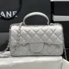 Mini cf tote bag مصمم أزياء امرأة luxurys حقيبة اليد الفاخرة سلسلة Flip Cover Caviar Crossbody Bag 10A جودة العجل خمر كيس الكتف