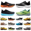 2024 Brooks Cascadia 16 Chaussures de course pour hommes Hyperion Tempo triple noir blanc gris jaune orange entraîneur de mode en plein air femmes baskets de sport décontractées jogging marche