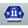 MAGLIA HOCKEY BLU SAKU KOIVU 11 SQUADRA NAZIONALE FINLANDIA NUOVA cucitura superiore S-M-L-XL-XXL-3XL-4XL-5XL-6XL