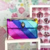 Kurt Geiger Handtasche Eagle Herz Regenbogen London Bag Damen Echter Leder -Geldbörse Designer Silber Kette Umhängetasche Luxurys Herren Rosa Clutch Travel Tote Crossbody Taschen