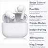 Wireless Bluetooth Earbuds with Swipe Volume Control Clear Calling Dual Microphones Ear Detection Active Noise Cancellation Earphones Magnetic Charging