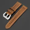 Watch Bands Leather strap fat rugged frosted head layer cowhide 20 22 24 26mm T230420227H