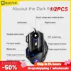 Mice 1/2PCS Ergonomic Wired Gaming Mouse LED 5500 DPI USB Computer Mouse Gamer RGB Mice X7 Silent Mause With Backlight Cable For PC 231208