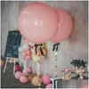 Autres fournitures de fête de fête 10pcs 36 pouces 90cm grand ballon blanc ballons en latex décoration de mariage ballons d'air gonflables à l'hélium Happ Dh1Vy