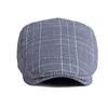 Berets Spring Fashion Plaid Berets Hat Color Sboy Caps Gatsby hoeden rijden Cabbie cap zomer y blinder voor mannen vrouwen 231208