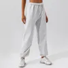 AL Yoga Pants for Women Thin Fabric Loose Waist Drawstring Full Length Sweatpants Street Dance Sports Pants Casual Sportswear Gym Lantern Pants Jogging Trousers