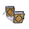New Unisex Mini Qurans Arabic Pendant Keychain Bag Car Hanging Key Ring Birthday Gift