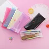 Transparent Laser Cosmetic Bag Makeup Case Brush Pencil Bag Pouch Cute Student Pencil Case Laser Pen Case School Bags for Girls