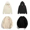 Commes Des Garcon Herren Hoodie Designer Hoodie 21s Damen Hoodie Play Jumper Buchstaben Stickerei Rotes Herz Muster JLCD