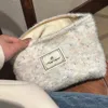 Sacs à cosmétiques en peluche douce pour femmes, sac de rangement Portable et moelleux, étuis de maquillage, pochette chaude mignonne, sacs à main, cadeau de noël