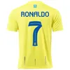 MANE 23 24 Al Nassr FC camisetas de fútbol Ronaldo 2023 2024 nuevo hogar amarillo CR7 Gonzalo Martínez Vincent Aboubakar hombres top kit de fútbol camisa calcetines para niños tercera tercera camiseta