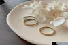 Band Rings Tarnish Small Big Size Smooth Men Ring On Finger Plated 18K Gold Rings For Women Stainless Steel Jewelry Drop Delivery 9661179