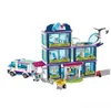 Vehicle Toys 932 pièces Heartlake City Park hôpital Compatible 41318 amis bloc de construction fille briques jouets pour enfants cadeaux d'anniversaire L231114