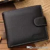 Fashion Short Wallet Men Gentune en cuir Purse Hasp Hasp Classic Mens Wallet O18 Designer Spols de haute qualité pour Male279Y