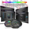 Muizen USB-gamingmuis Computermuis RGB-achtergrondverlichting Mause Gamer 10 knoppen Programmering 7200 dpi Ergonomische gamingmuis voor computer 231208