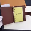 Skórzany luźno-liściowy notebook wielofunkcyjny Wysokiej klasy biznes Notatnik Notatnik Spotkanie ze skórą folder z rekordem Demassembly She2743