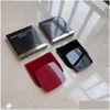 Espelhos 2021 Vermelho Moda Clássico Dobrável Dupla Face Espelho Portátil HD Maquiagem e Ampliação com Flanela Saco Caixa de Presente para Vip D Dhsaw