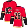 2018 Nuovo fornitore Home Uomo 55 Dylan Olsen Tyler Wotherspoon 53 Oleg Yevenko 32 Jon Gillies 98 Sam Ruopp Calgary Flames Maglie da hockey