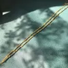 Zincirler Lihua süper serin el bükülmüş sicim zinciri ultra uzun 8mm kalınlığında kaplanmış 18k çok renkli diy niş kolye