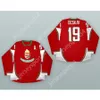 Gabor Ocskay 19 Hungria Seleção nacional Red Hockey Jersey New Top Stitched S-M-L-Xl-Xxl-3xl-4xl-5xl-6xl