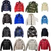 Monclairjacke Mocler dla mężczyzn Zimowe puffer płaszcze płaszcze wyściełane i zagęszczone Klasyczna marka francuska franka z kapturem Zip Winter 164