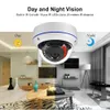 Dome Cameras Gadinan H.265x 5MP 3MP WiFi Camera Metal Dome Mini Wireless Security Audio Waterproof 1080p IP Camera med SD Card Slot 231208