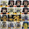 Omvänd 2024 Retro Hockey Jerseys 26 Rasmus Dahlin 21 Kyle Okposo 25 Owen Power 72 Tage Thompson 89 Alex Tuch 53 Jeff Skinner 39 Dominic har