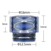 810 Drip Tips Snake Epoxidharz Wide Bore Vaping Mundstück für 8 10 Thread TFV8 TFV12 Electronic Tank Zerstäuber Driptip ZZ