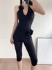 Women's Tracksuits Y2k Rose Sleeveless Sling Tube Top2023 Fashion Straight Sexy Slim Nine-point Shorts Summer Set For Women 2 Pieces