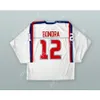 Anpassad Peter Bondra 12 Slovakia National Team White Hockey Jersey New Top Stitched S-M-L-XL-XXL-3XL-4XL-5XL-6XL