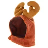 Vêtements de chien Costumes de chapeau de chat pour petits chiens Bandeaux Coiffe Tissu Antler Headpiece Party Cap pour animaux de compagnie