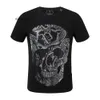 Philipps Plein Brand Designer Skulls Tees Pleins Plain Designer krótkoczestronnie Mężczyźni T-shirt Phillip Nowa koszulka Pp Killer Teddy Bear Tops Beach Summer 169