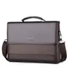 Kolejki Męskie torebki Pu skórzana męska taczka na torba biznesowa dla mężczyzn marki torby laptopa organizator Docume314i