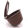 Кофейная капсула с 1 шт. пластиковой ложкой, многоразовая кофейная капсула, многоразовая 150 раз, совместимая для Nescafe Dolce Gusto
