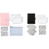 Cadeaupapier A6 PU Leer Notebook Bindmiddel Budget 6 Ring Cash Budget Enveloppen Systeem 12 Stuks Onkostenvellen252W