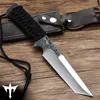 Knife self-defense outdoor survival knife sharp high hardness field survival tactics carry straight knife blade Affordable and high-quality products