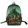 Sac à dos Sea Of Thieves 16 pouces, sacs d'école pour étudiants, sac à livres imprimé, imperméable, pour adolescents, garçons et filles, 292j