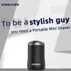 Razors Blades KONKA Portable mini electric shaver Beard Trimmer Razor Wet and dry use Tape C Charge Shaver For Men Razor 231208