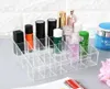 Transparent 24 Grids Acryl Make-Up Organizer Lippenstift Halter Display Rack Fall Kosmetische Nagellack Make-Up Organizer Tool2993827