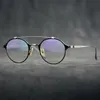 Mode Sonnenbrillenrahmen Vintage Männer Reines Titan Pilot Brillengestell Frauen Retro Rezept Myopie Brillen Optische Brillen251v