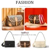 Zwei Schultergurte Tasche Handtasche Designer -Tasche Klassische Klappe Luxurys Bag Mode echte Leder Damen Clutch Baguette Taschen