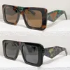 Gafas de sol de diseñador Symbole de marca popular para hombres SPR 23y cuadrado Triangle Triangle Diseño de diseño de templos de moda W208a